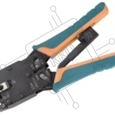 Инструмент обжимной ITK для RJ45, RJ12, RJ11 с храповым мех. и вертикальным положением обжима