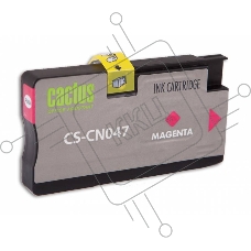 Картридж струйный Cactus CS-CN047 №951 пурпурный (26 мл) для HP OfficeJet 251dw Pro, 276dw Pro, 8100 Pro, 8100e, 8600 Pro (N911a), 8600 Pro Plus (N911g), 8610 Pro (A7F64A), 8615 Pro, 8616 Pro, 8620 Pro