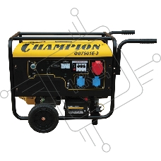 Бензоэлектростанция CHAMPION GG7501E-3  380В 7.5кВт 25л 87кг 2.5л/ч 12V эл.старт