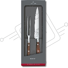 Набор ножей кухонных Victorinox Grand Maitre (7.7240.2) компл.:1шт вилка дерево подар.коробка