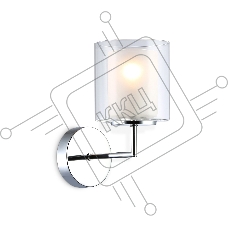 Настенный светильник Ambrella light LH56005 СH/FR хром/белый матовый E14 max 40W 190*120*220