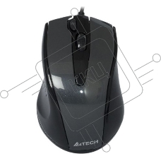 Мышь проводная A4Tech N-500F серый, 1000 dpi, USB Type-A, кнопки - 4