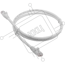 Патч-корд LANMASTER LSZH UTP кат.6, 5.0 м, белый