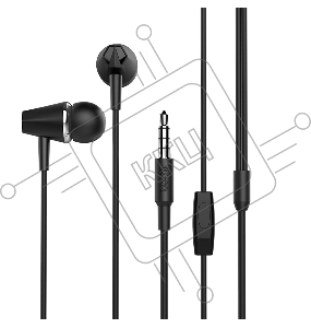 Проводные наушники-вставки с микрофоном Hoco M34 Black