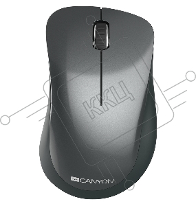 Мышь CANYON Canyon 2.4 GHz Wireless mouse,with 3 buttons, DPI 1200, Battery:AAA*2pcs,Black,67*109*38mm,0.063kg