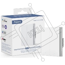 Выключатель умный Aqara H1 EU 2-хкл. с нейтралью серый (WS-EUK04GR)