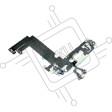 Шлейф с разъемом зарядки и микрофоном для Apple iPhone iPhone 12 Mini, зеленый