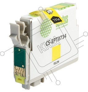 Картридж струйный Cactus CS-EPT0734 желтый для Epson Stylus С79/ C110/ СХ3900/CX4900/CX5900 (11,4ml)