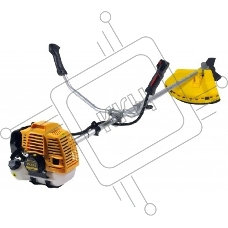 Триммер CHAMPION Т433-2 разъемный вал Мощность 1,25/1,7 кВт/л.с., объем двигателя 42,7 см3, вес 8,3кг, бак 0,95л, используемая леска 2,4-3мм, рукоятка U-образная, прямая/разъемная штанга, ширина среза (леска/нож) 400/255, длина штанги 1493 мм.