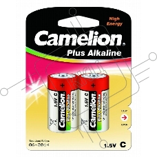 Элемент питания алкалиновый Camelion LR LR14 BL-2 (блист.2шт) 1.5 В