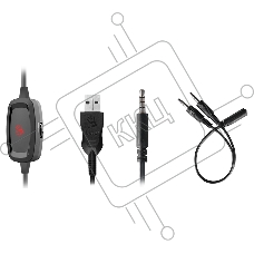 Наушники с микрофоном A4Tech Bloody G575P черный 2м мониторные оголовье (G575P)