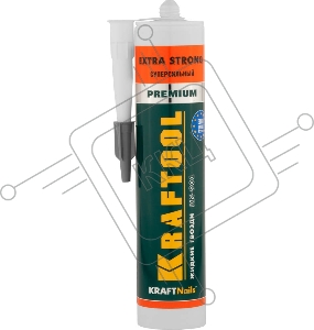 [Клей монтажный] Клей монтажный KRAFTOOL KraftNails Premium KN-901, сверхсильный универсальный, для наружных и внутренних работ, 310мл [41343_z01]