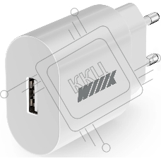 Сетевое зарядное устройство Wiiix UNN-4-1-01-QC-W 18W 3A (QC) USB универсальное белый