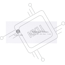 Комплект роликовых щеток Roborock Rollers модели SCTD04RR (передняя роликовая щетка 2шт., задняя роликовая щетка) (Front Rollers 2pcs, Rear Roller 1pc) для пылесосов Dyad Pro