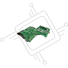 Материнская плата 614494-001 HP Pro 3130/3330 (O)