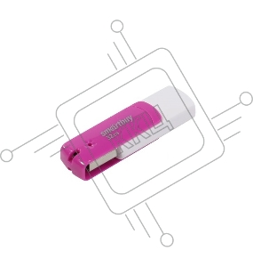 Флеш Диск  32Gb USB Drive <USB2.0> SmartBuy Diamond Pink (SB32GBDP)