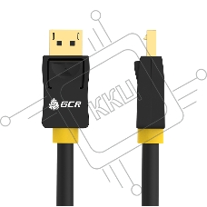 Кабель Greenconnect 1.8m DisplayPort v1.2, 19M/19M, черный, 28/28 AWG, GCR-DP2DP-1.8m