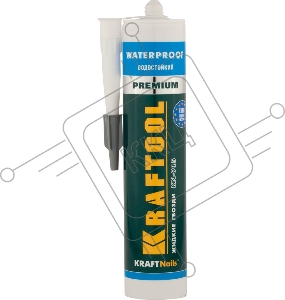 Клей монтажный KRAFTOOL KraftNails Premium KN-915, водостойкий с антисептиком, для ванн и душевых, 310мл [41345_z01]