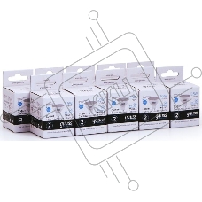 Лампа светодиодная Gauss Elementary MR16 5.5Вт цок.:GU5.3 спот 220B 4100K св.свеч.бел.ней. (упак.:10шт) (13526)