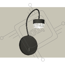 Светильник Ambrella light XB9596250 SBK/CL черный песок/прозрачный GX53  (C9596, N8480)