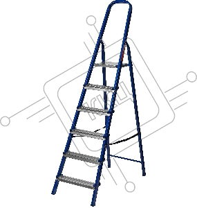 Лестница-стремянка MIRAX 38800-06  стальная, 6 ступеней, 121 см