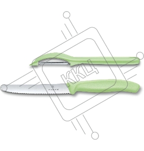 Набор ножей кухон. Victorinox Swiss Classic (6.7116.21L42) компл.:1шт овощеч. зеленый карт.коробка