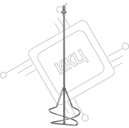 Миксер для строительных смесей, 160х600мм, хвостовик М14// Сибртех