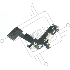 Шлейф с разъемом зарядки и микрофоном для Apple iPhone 13, белый