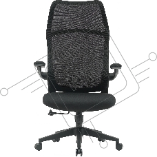 Кресло компьютерное Cactus CS-MC505-BK черный, сиденье черный, сетка/ткань, крестов. пластик