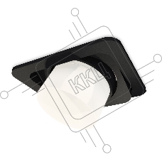 Комплект встраиваемого поворотного светильника Ambrella light XC7659085 SBK/FR черный песок/белый матовый MR16 GU5.3 (C7659, N7170)