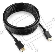 Кабель Cablexpert HDMI CC-HDMI4L-15, 19M/19M, v2.0, серия Light, позол.разъемы, экран, 4.5м, черный, пакет