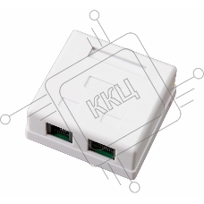 Рoзетка комбинированная внешняя Rexant, RJ-45(8P-8C) + RJ-11(6P-4C), UTP неэкранированная