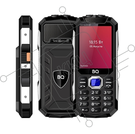 Мобильный телефон BQ 2817 Tank Quattro Power Blue. MTK 6261D, 0, Nuclues, 32 Mb, 32 Mb, 2G GSM 850/900/1800/1900, Bluetooth Версия 3.0 Экран: 2.8 