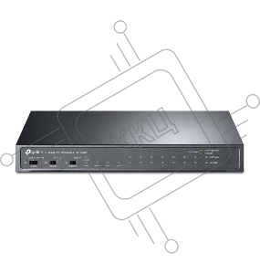 Коммутатор TP-Link 8-port 10/100Mbps Unmanaged PoE switch, 2 Gb RJ45 + 1 Gb SFP uplinks, PoE budget up to 124W