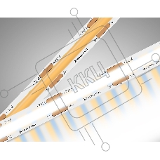 Светодиодная лента Ambrella light GS4901 COB 608Led/ 12W m/ 24V IP20 CCT 3000-6500K/ 5m*8mm*2.2mm (3 конт.)