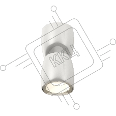 Светильник Ambrella Light XP1143010 DCH/SWH черный хром/белый песок MR16 GU5.3 (A2310, C1143, A2011, C1143, N7030)