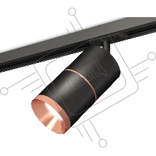 Светильник Ambrella light XT7402040 SBK/PPG черный песок/золото розовое полированное MR16 GU5.3