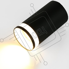 Спот GWL-GU10-M-IP20 Черный С Боковым рассеивателем Башня