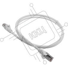 Патч-корд LANMASTER LSZH FTP кат.5e, 10 м, серый