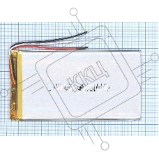 Аккумулятор Li-Pol (батарея) 3*60*110мм 3pin 3.7V/3500mAh