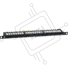 Патч-панель Cabeus PLHD-24-Cat.5e-Dual-90-0,5U 19