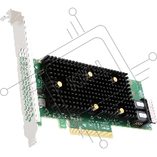 Контролер LSI 9400-8i SGL (05-50008-01), PCIe 3.1 x8 LP, Tri-Mode SAS/SATA/NVMe 12G HBA, 8port(1*int SFF8643), 3408 IOC