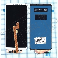 Дисплей для Xiaomi Mi Max 3 в сборе с тачскрином белый