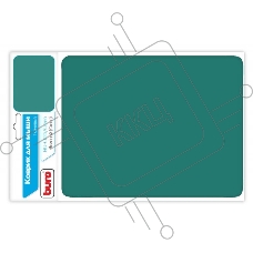 Коврик Buro BU-CLOTH/green Коврик для мыши матерчатый, зелёный,  220 х 250 х 4 мм,