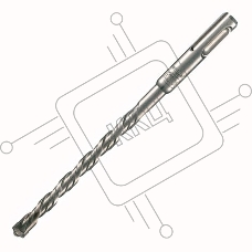 Бур Makita D-00206 Бур SDS+, 10х250х310мм
