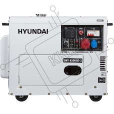 Электрогенератор дизельный Hyundai DHY 8500SE-3, 7.2 кВт, 72 дБ, 169 кг