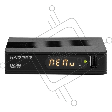 Ресивер DVB-T2 Harper HDT2-1514,  черный
