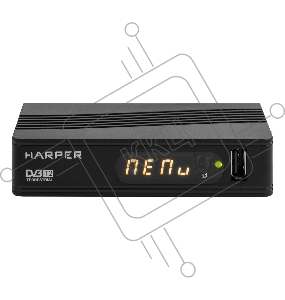 Ресивер DVB-T2 HARPER HDT2-1514,  черный