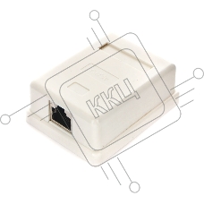Монтажное оборудование Gembird Розетка GEMBIRD NAS212 RJ-45 кат.STP 5e внешняя экранированная 1 порт, 110&Krone