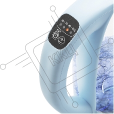 Чайник электрический Kitfort КТ-640-1 1.7л. 2200Вт голубой (корпус: пластик/стекло)